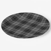 Douglas grey Tartan Papieren Bordje (Gekanteld)
