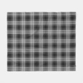 Douglas grijs plaid fleece deken (Voorkant (Horizontaal))