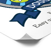 Douglas jongens D naam betekenis beer kam poster (Hoek)