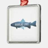 Douglas Lake Tennessee Fish Metalen Ornament (Links)