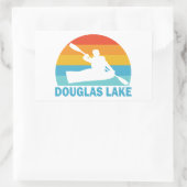 Douglas Lake Tennessee Kayak Rechthoekige Sticker (Tas)