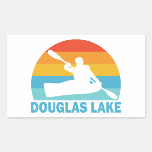 Douglas Lake Tennessee Kayak Rechthoekige Sticker