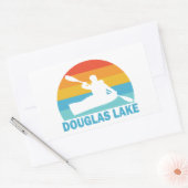 Douglas Lake Tennessee Kayak Rechthoekige Sticker (Envelop)