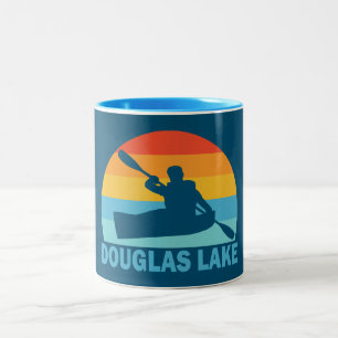 Douglas Lake Tennessee Kayak Tweekleurige Koffiemok