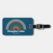 Douglas Lake Tennessee Rainbow Bagagelabel (Voorkant horizontaal)