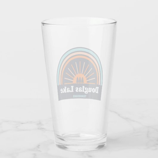 Douglas Lake Tennessee Rainbow Glas (Achterkant)