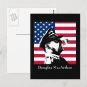 Douglas MacArthur and the American Flag Briefkaart (Voorkant / Achterkant)