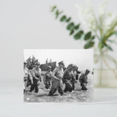 Douglas MacArthur landt op Leyte Philippine Island Briefkaart (Staand voorkant)