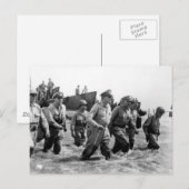 Douglas MacArthur landt op Leyte Philippine Island Briefkaart (Voorkant / Achterkant)