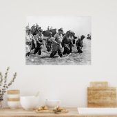 Douglas MacArthur landt op Leyte Philippine Island Poster (Keuken)