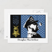 Douglas MacArthur - Medal of Honor Winner Briefkaart (Voorkant / Achterkant)