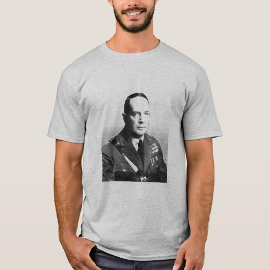 Douglas MacArthur quote en pictur... T-shirt (Voorkant)