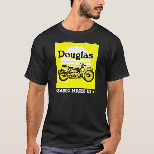 Douglas Mark ii De Luxe Classic British Motor T-shirt (Voorkant)