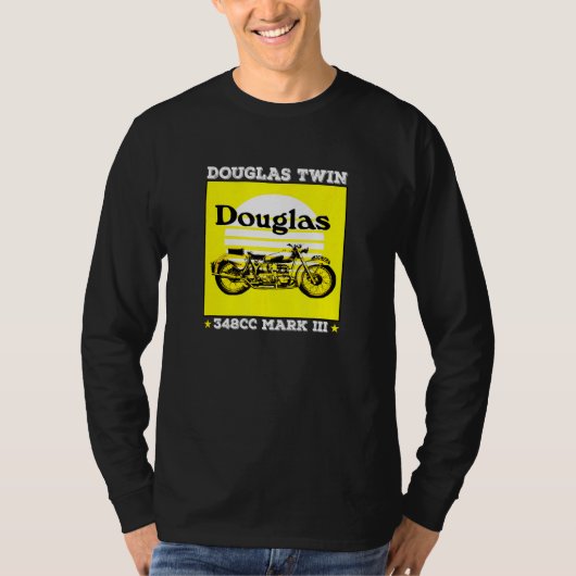 Douglas Mark ii De Luxe Classic British Motor T-shirt (Voorkant)