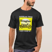 Douglas Mark ii De Luxe Classic British Motor T-shirt (Voorkant)