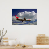 Douglas MD-11 over de uiteindelijke aanpak Poster (Keuken)