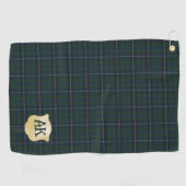 Douglas Modern Original Scottish Tartan Golfhanddoek (Horizontaal)