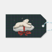 Douglas Modern Schotse Clan Tartan Cadeaulabel (Voorkant (Horizontaal))