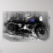 Douglas Motorcycle Poster (Voorkant)