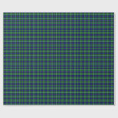 Douglas Official Tartan - blauw en groen Cadeaupapier (Vlak)