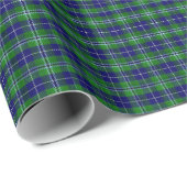 Douglas Official Tartan - blauw en groen Cadeaupapier (Rol Hoek)