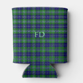 Douglas Officiële Tartan met monogram / initialen Blikjeskoeler (Achterkant)