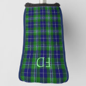 Douglas Officiële Tartan met monogram / initialen Golfheadcover (Draai 90)