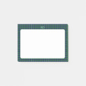 Douglas Officiële Tartan met monogram / naam Post-it® Notes (Voorkant)