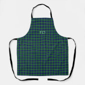 Douglas Officiële Tartan met monogram / naam Schort (Voorkant)