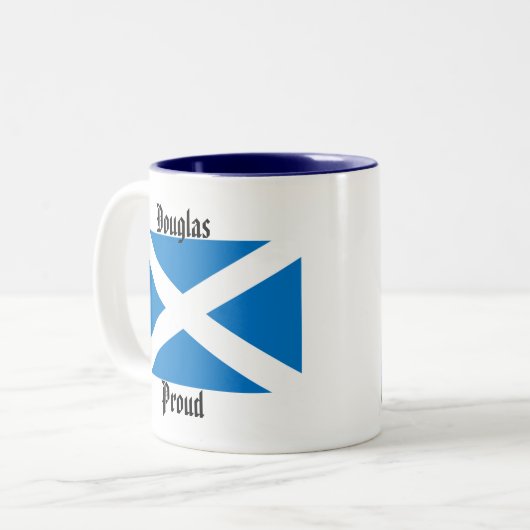 Douglas Proud Coffee Mok! Tweekleurige Koffiemok (Voorkant links)