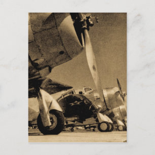 Douglas SBD Dauntless Bomber Planes uit de Tweede  Briefkaart