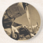 Douglas SBD Dauntless Bomber Planes uit de Tweede  Zandsteen Onderzetter (Voorkant)