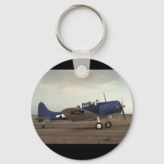 Douglas, SBD Dauntless,_Classic Aviation Sleutelhanger (Voorkant)
