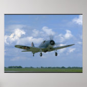 Douglas SBD Dauntless, Flying, Front_WWII Planes Poster (Voorkant)