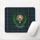 Douglas Schotse Clan Tartan & Crest Muismat (Met muis)