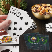 Douglas Schotse Clan Tartan & Crest Pokerkaarten (Insitu)