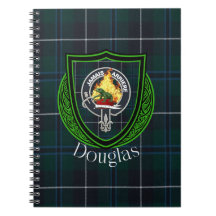 Douglas Schotse Clan Tartan & Wapen