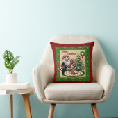 Douglas Scottie en Kerstman Kussen (Stoel)