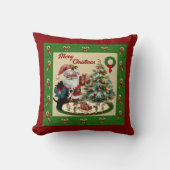 Douglas Scottie en Kerstman Kussen (Voorkant)