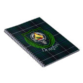 Douglas Scottish Clan Tartan & Crest Notitieboek (Rechterzijde)