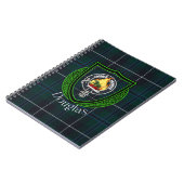 Douglas Scottish Clan Tartan & Crest Notitieboek (Linkerzijde)