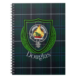 Douglas Scottish Clan Tartan & Crest Notitieboek