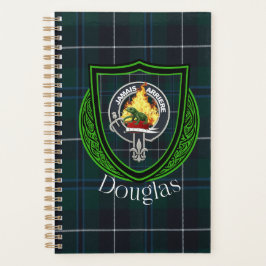 Douglas Scottish Clan Tartan & Crest Planner