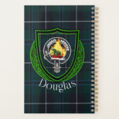 Douglas Scottish Clan Tartan & Crest Planner (Achterkant)