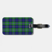 Douglas Tartan Bagagelabel (Achterkant horizontaal)