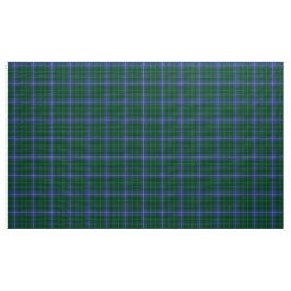 Douglas Tartan Blauw Groen en Zwart geruite stof