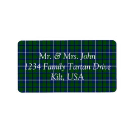 Douglas Tartan Label