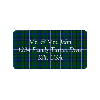 Douglas Tartan Label