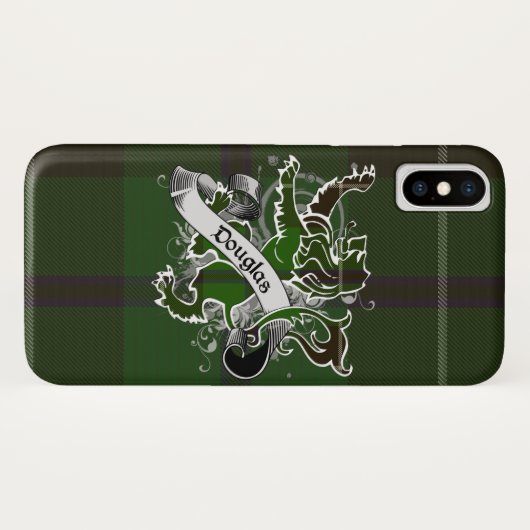 Douglas Tartan Lion Case-Mate iPhone Case (Achterkant (horizontaal))
