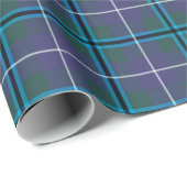 Douglas Tartan met Achternaam Cadeaupapier (Rol Hoek)